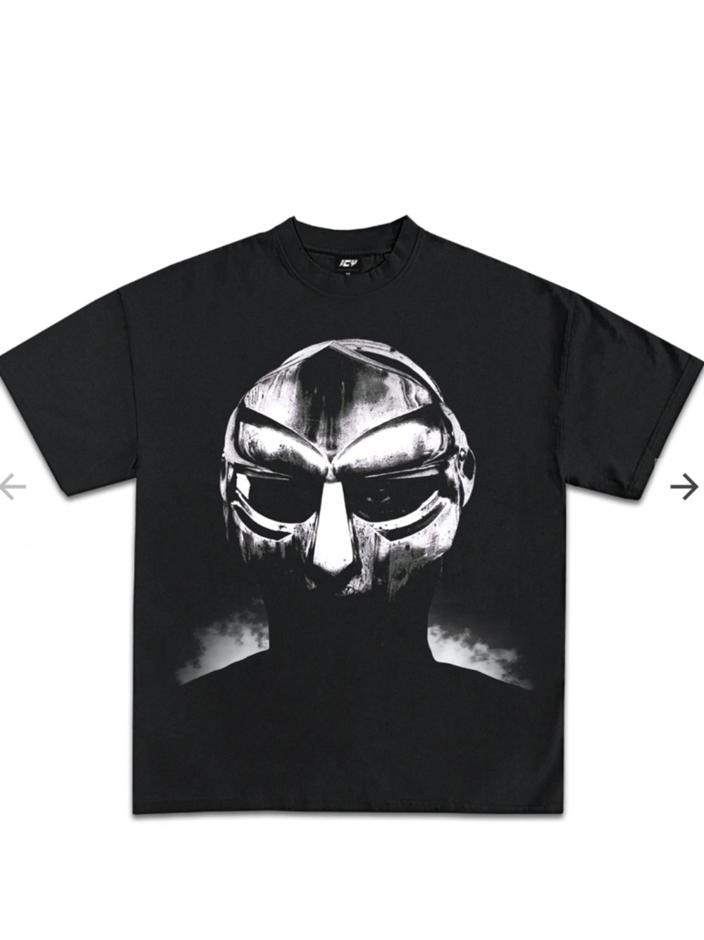 MF Doom Graphic Mask Short-Sleeve Tee - Black